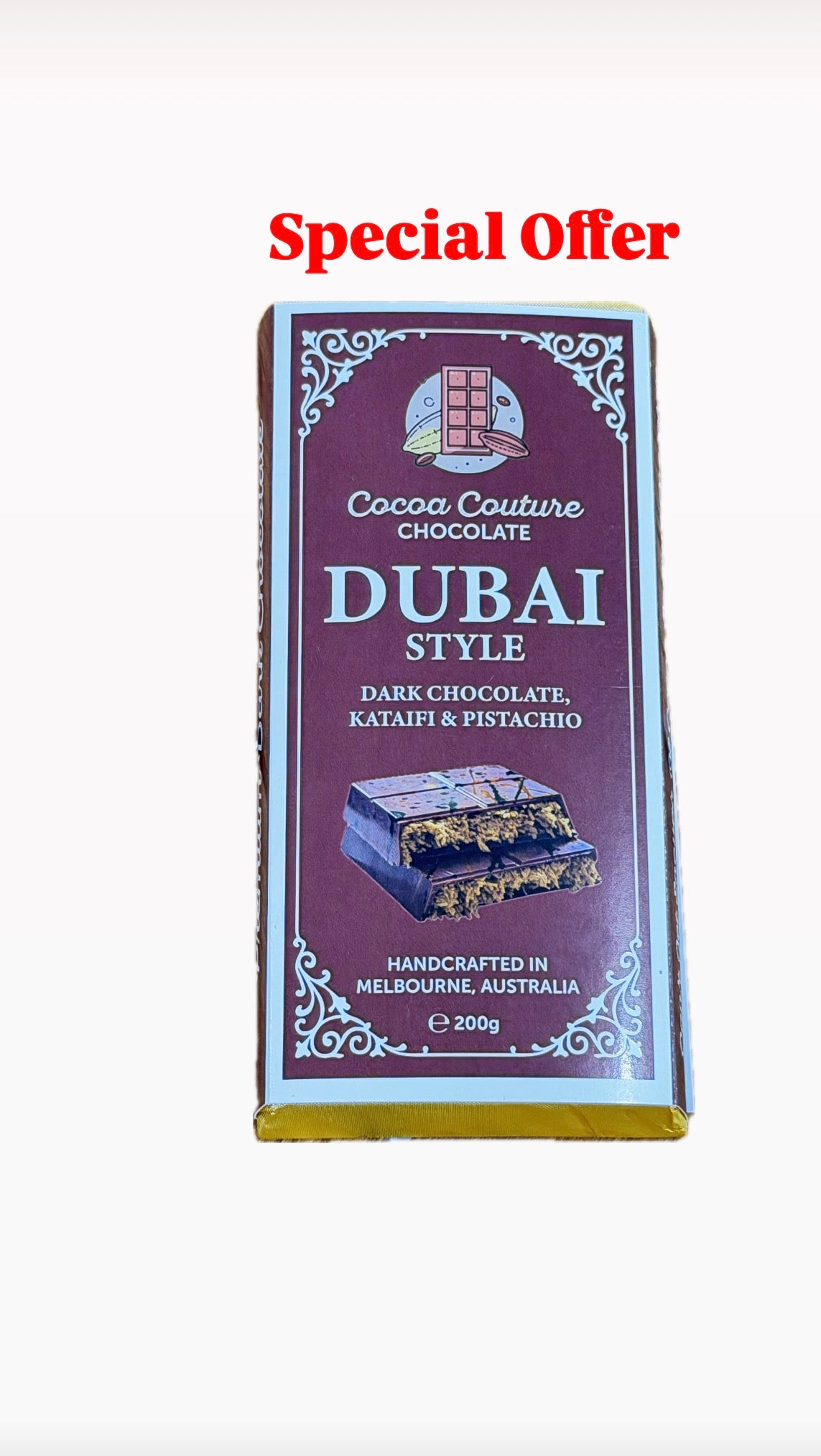A. FREE SHIPPING 2 Viral Dubai Dark Chocolate