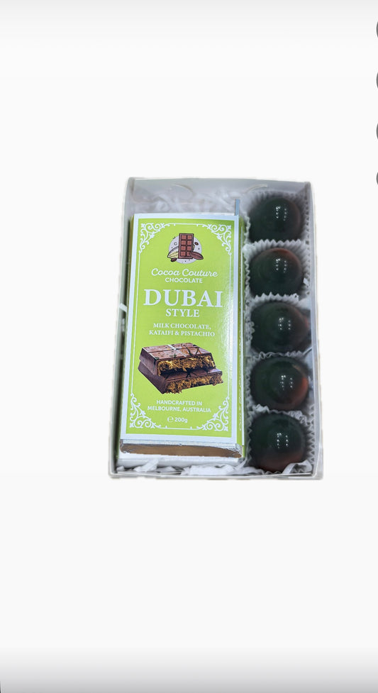 A. 1 block 5 mini Dubai chocolate FREE SHIPPING